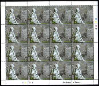 Scott #0534 Sheet of 16 (folded from center), Renowned Figures Fridtjof Nansen (095)