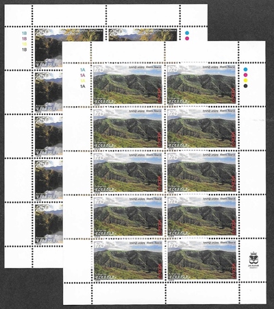 Scott #0589-0590 two sheets of 10, EUROPA 3rd issue State Reserves (160-161)