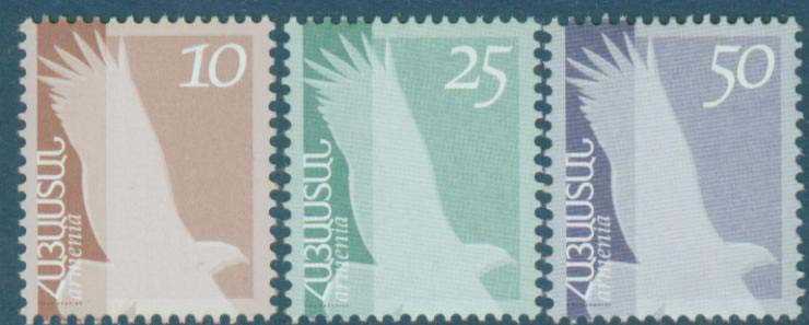 Scott #0647-0649 a set of 3, Definitive issue (259-261)