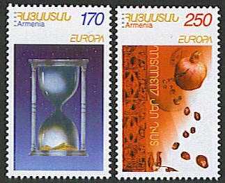 Scott #0670-0671 a set of 2, Europa Poster Art (282-283)