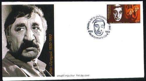Scott #0718 FDC, Mher Mkertchian Actor 75th anniversary (330)