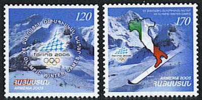 Scott #0728-0729 a set of 2, Torino Winter Olympic Games Scott #728-9.