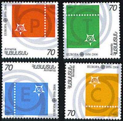 Scott #0736-0739 a set of 4, 50th Anniversary of Europa (347-350)