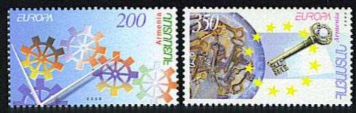 Scott #0745-0746 a set of 2, EUROPA 2006 Integration by Youth Imagination (355-356)