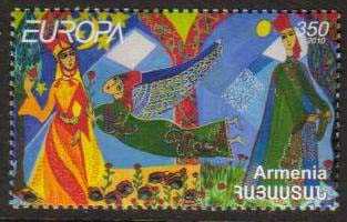 Scott #0847 a single stamp, Europa Children books and stories (500)