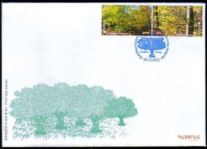 Scott #0888-0889 FDC, Europa 2011 Forests (549-550)