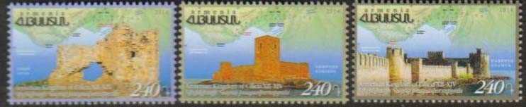Scott #0995-7 a set of 3 Kingdom of Cilicia (677-9)