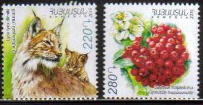 Scott #1054-1055 a set of 2, Fauna and Flora of Armenia (742-743)