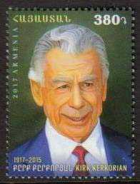 Scott #1123 a single stamp Kirk Kerkorian from World famous Armenians (831)