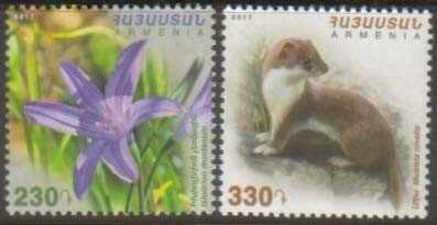 Scott #1132-1133 a set of 2, Fauna and Flora of Armenia (846-847)