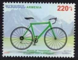 Scott #1239 a single stamp, Bicycle popular sport of Armenia (967)